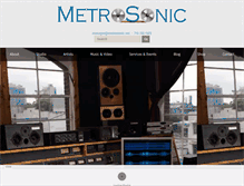 Tablet Screenshot of metrosonic.net